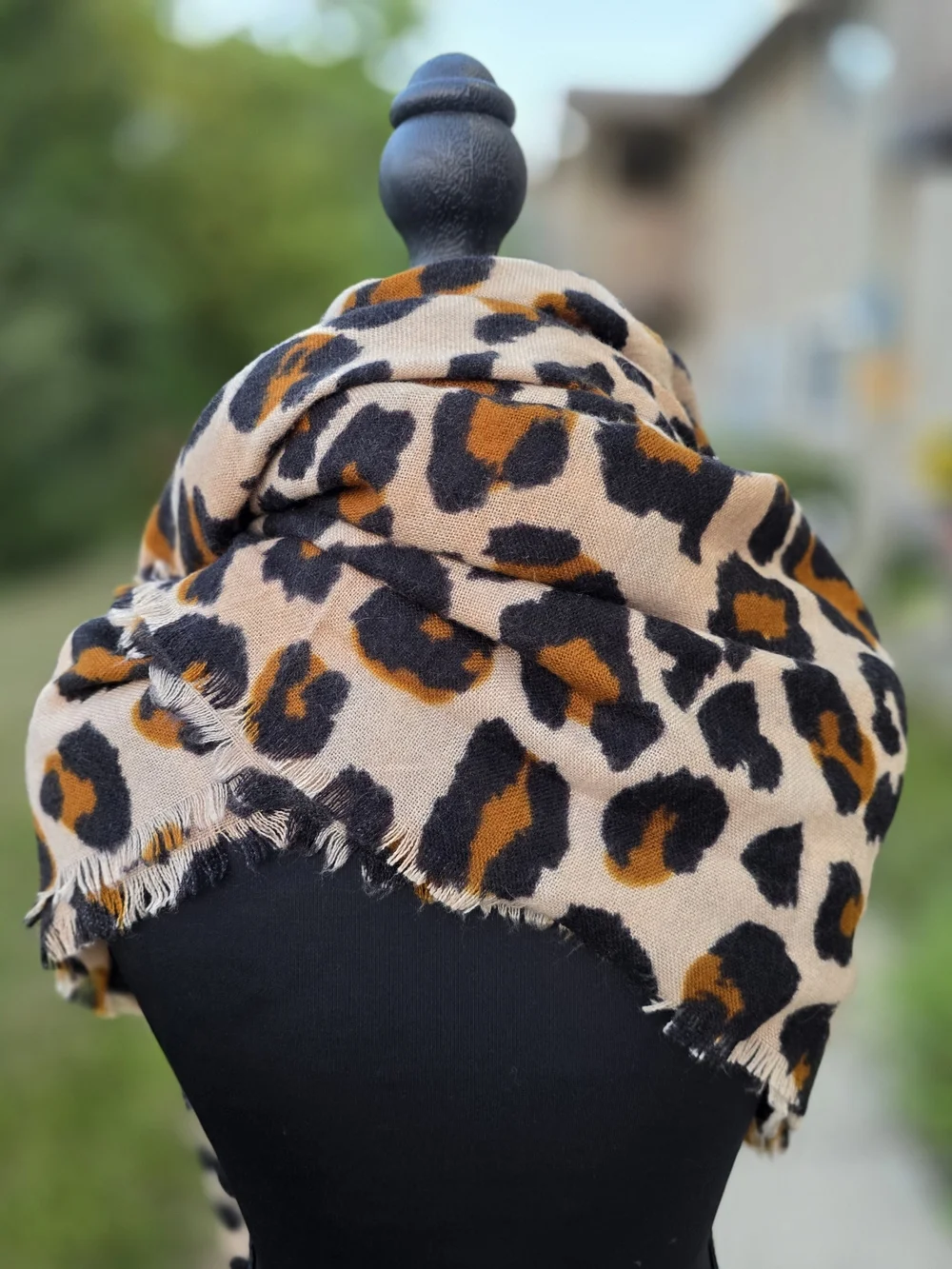 Maurices Oversized Leopard Print Blanket Scarf